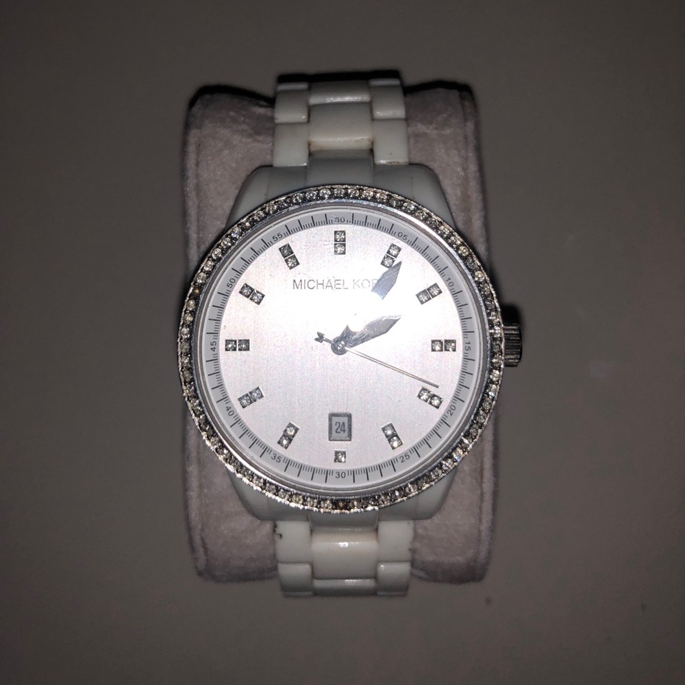 White Michael Kors watch